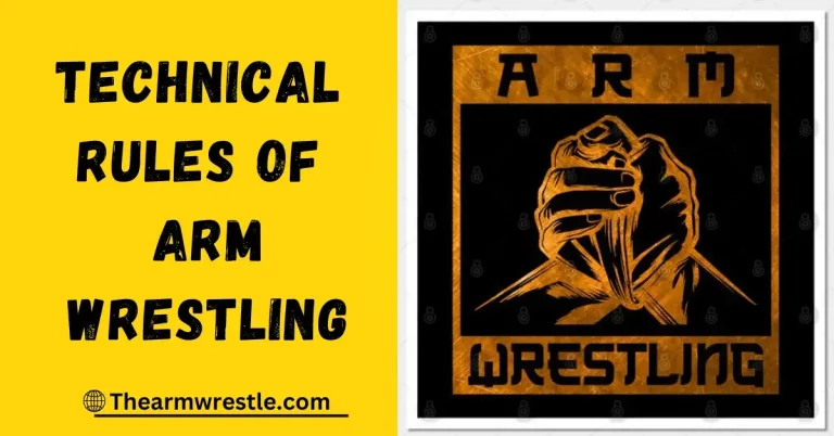 Arm Wrestling Rules