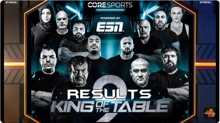 King of the Table 9 Results