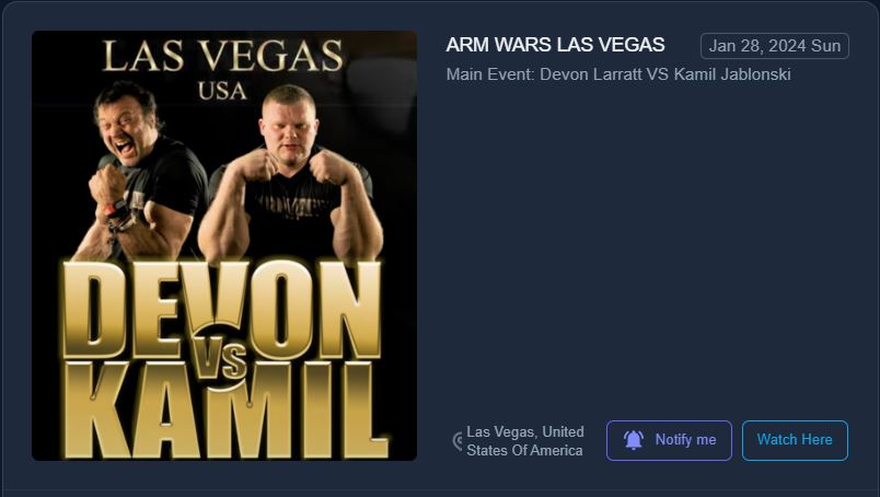 Arm War Las Vegas